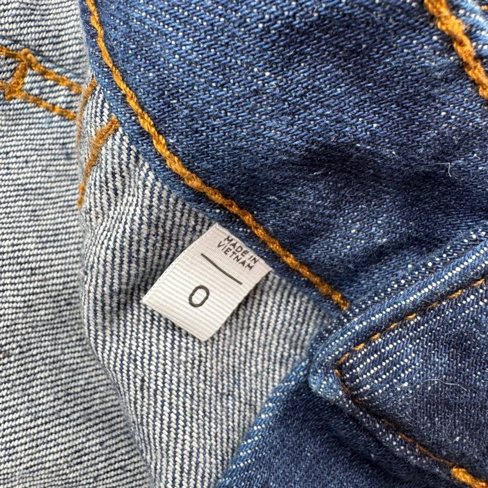 LOFT denim midi